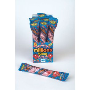 Millions, Tubes med Jordbr smag