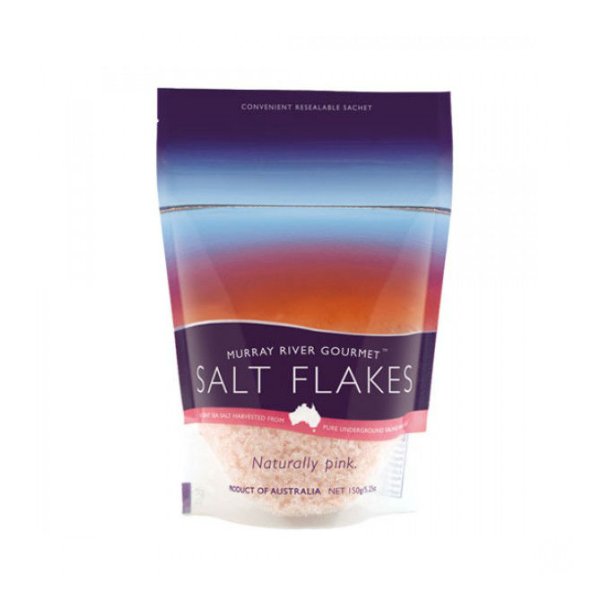 Murray River Gourmet Salt Flakes Naturally Pink, Pouch