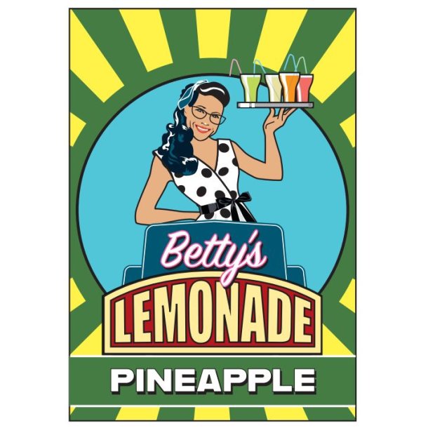 Betty's Lemonade, flaske - Pineapple - Limited edition
