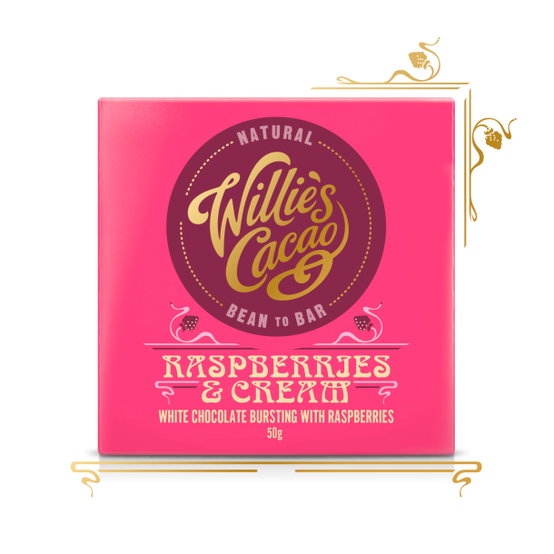 Willie's cacao Raspberries & cream