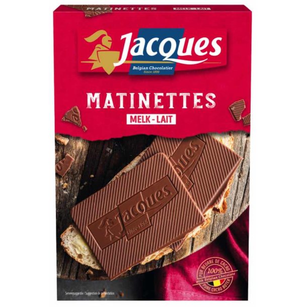 Jacques Matinettes Lait, Lys pålægschokolade