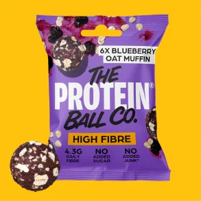 (HF) The Protein Ball Co. Blueberry Oat Muffin, High Fibre