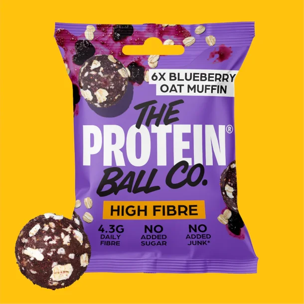 (HF) The Protein Ball Co. Blueberry Oat Muffin, High Fibre