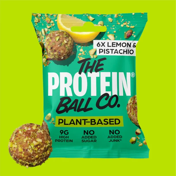  (P) The Protein Ball Co. Lemon & Pistacio - Plantebaseret