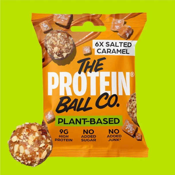 (P) The Protein Ball Co. Salted Caramel - Plantebaseret