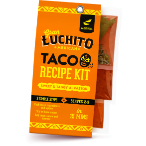 Gran Luchito Quick Fix Taco Kit � S�d & Syrlig Al Pastor - Mild Styrke